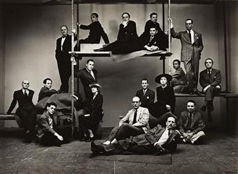 IRVING PENN (1917-2009) New York Cartoonists. 1947.                                                                                              